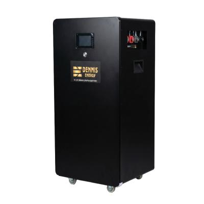 Dennis Energy 51.2V 300Ah 15.36kWh LiFePO4 Batarya (Premium Black) ürün görseli