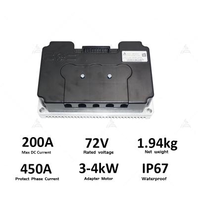 Fardriver ND72450 Sinüs Dalga Motor Sürücü 48-72V 200A/450A Bluetooth ürün görseli