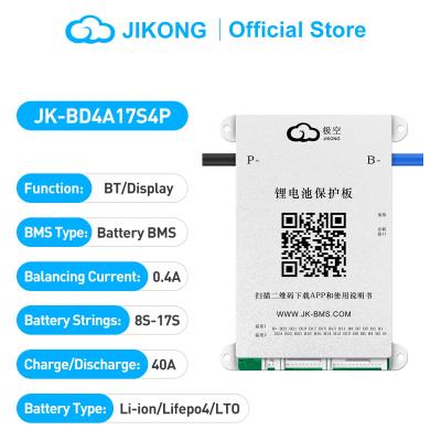 Jikong 8S-17S 40A 0.4A Aktif Balans Smart BMS (BD4A17S4P) ürün görseli