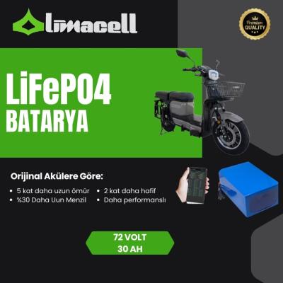 Limacell Motolux Pitton LiFePO4 Batarya 72V 30Ah ürün görseli