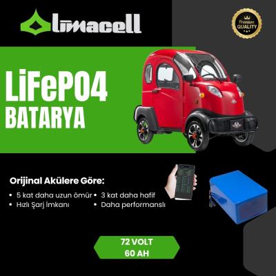 Limacell Regal Raptor K5 Pro LiFePO4 Batarya 72V 60Ah ürün görseli