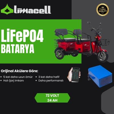 Limacell STMAX 960 Elite LiFePO4 Batarya 72V 24Ah ürün görseli