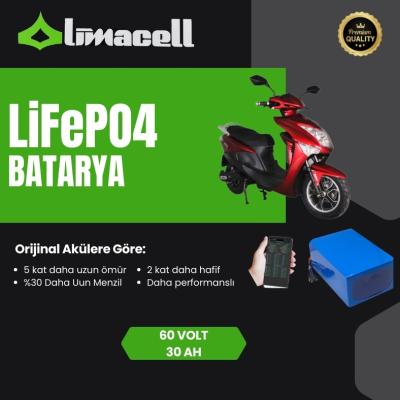 Limacell Volta VS3 LiFePO4 Batarya 60V 30Ah ürün görseli
