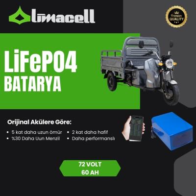 Limacell Volta VT5 LiFePO4 Batarya 72V 60Ah ürün görseli