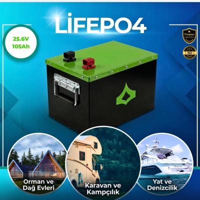Limacell 24V 100Ah LiFePO4 Lityum Akü (105Ah Net Kapasite) | EVE & JK BMS (Metal Kasa) ürün görseli