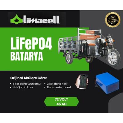 Limacell Motolux Cargo 44000 72V 45Ah LiFePO4 Batarya (JK BMS) ürün görseli