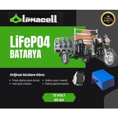 Limacell Motolux Cargo 44000 72V 60Ah LiFePO4 Batarya (JK BMS) ürün görseli