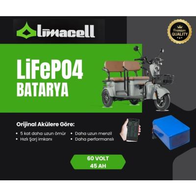 Limacell Motolux FX10 LiFePO4 Batarya 60V 45Ah ürün görseli