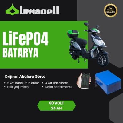 Limacell Motolux Toronto LiFePO4 Batarya 60V 24Ah ürün görseli